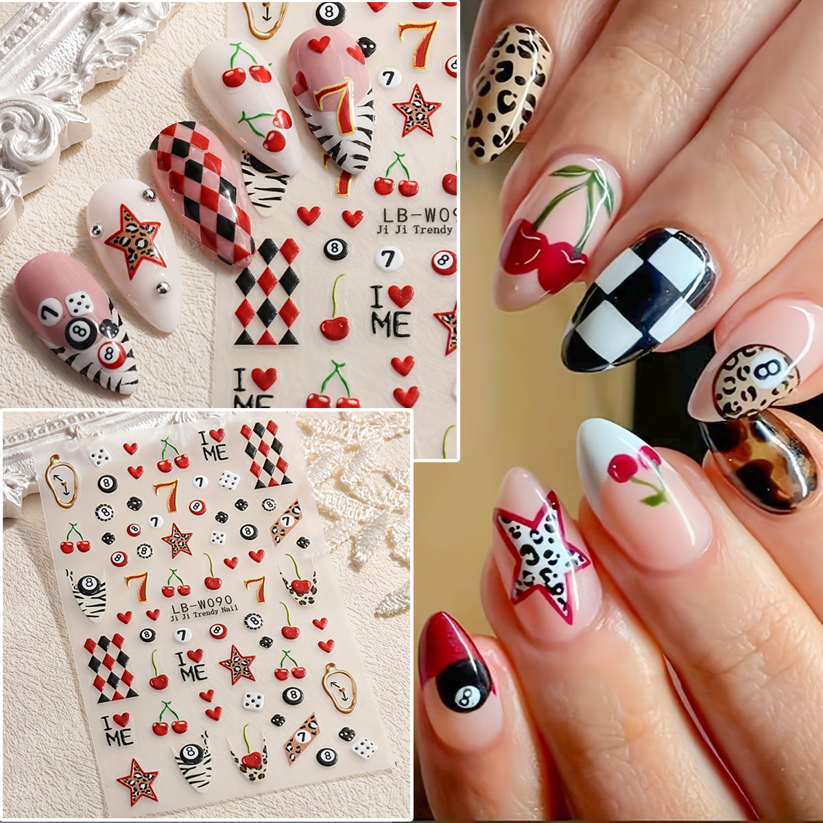 Nail Art Leopard - 2026 Trendy Nail Art Stickers Zebra