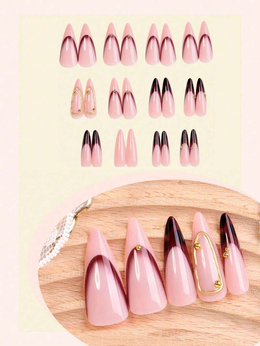 French leopard acrylic nail ar - Nail Art Leopard ulasan dan harga