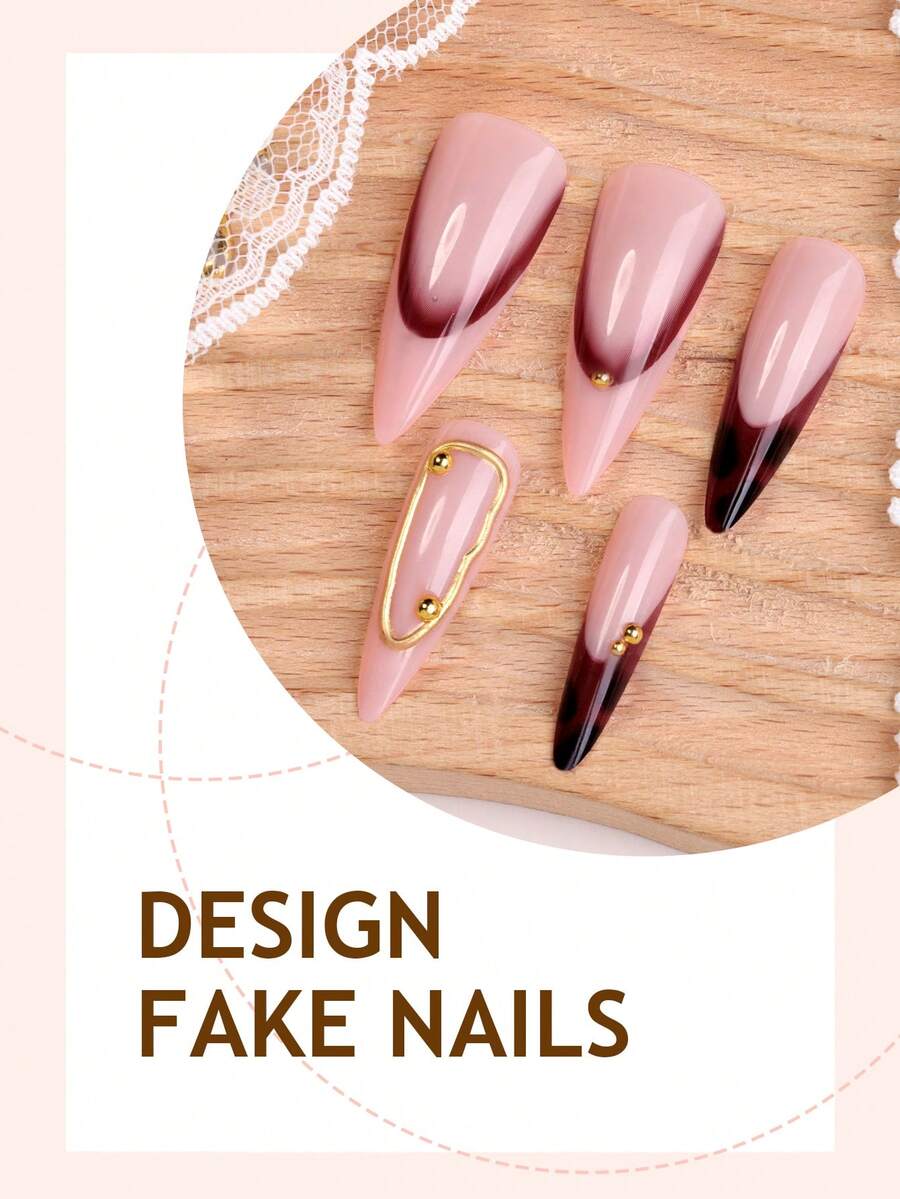 French leopard acrylic nail ar - Nail Art Leopard ulasan dan harga