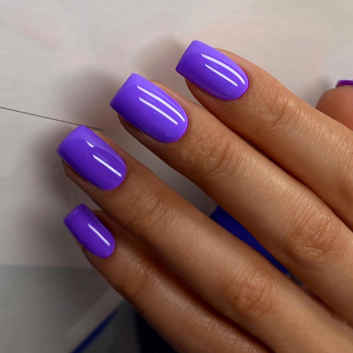 24p French Short Solid Color F - Nail Art Elegant ulasan dan harga