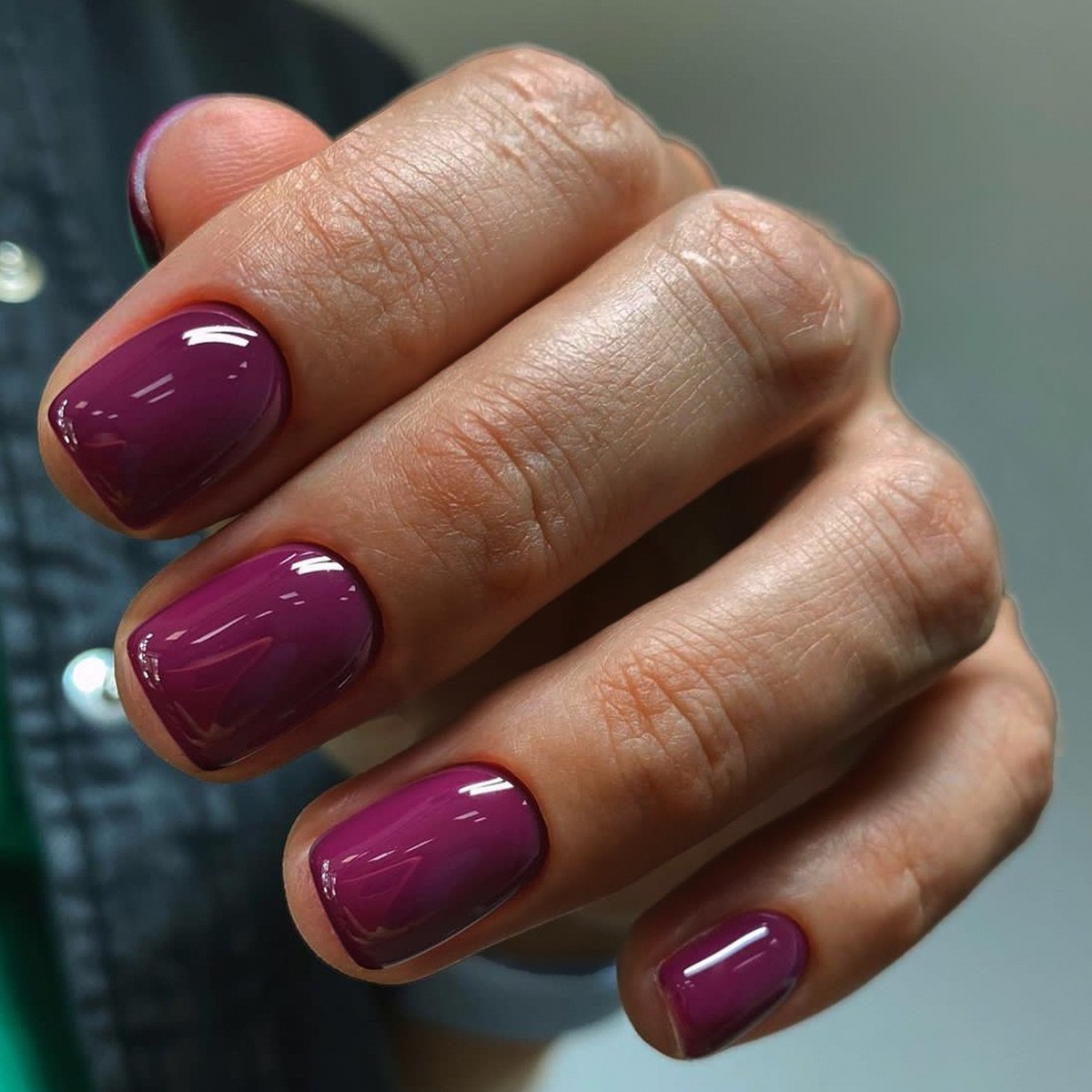 24p French Short Solid Color F - Nail Art Elegant ulasan dan harga