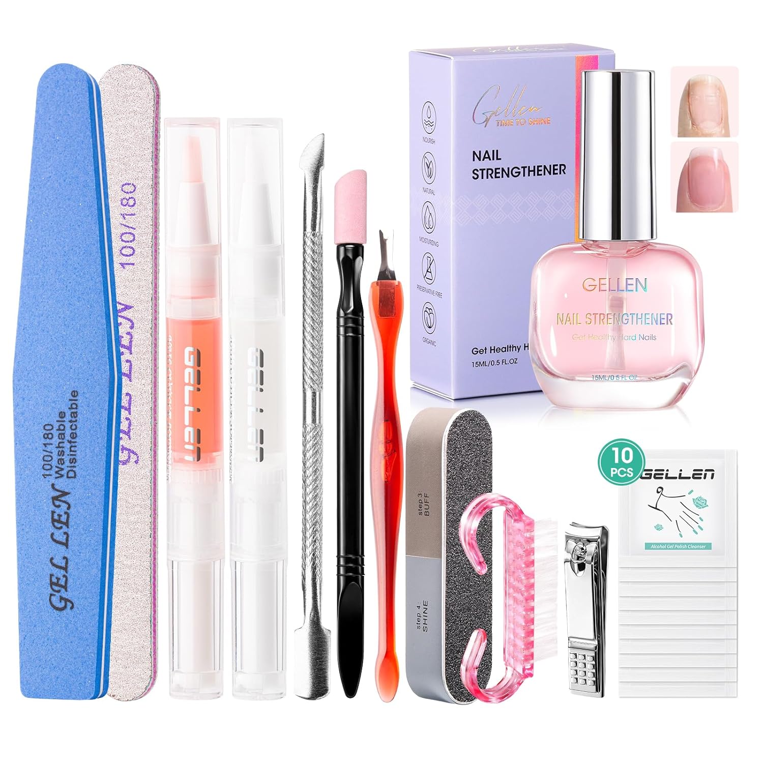 Gellen Nail Care Kit Manicure  - Cuticle Oil Pen ulasan dan harga