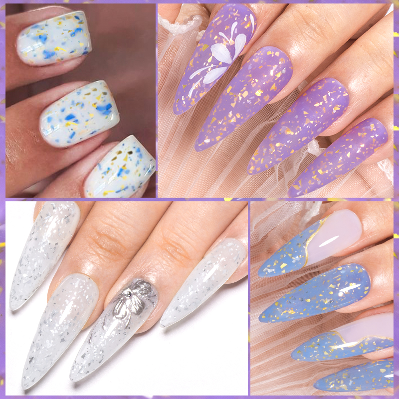 MEET ACROSS 7ml Pink Glitter R - Nail Foil Transfer ulasan dan harga