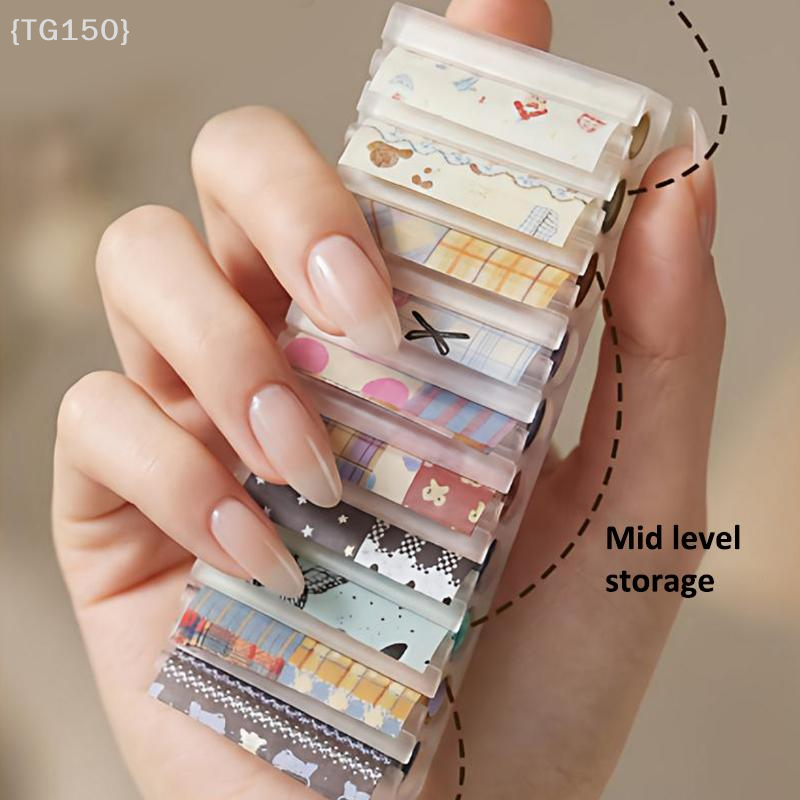 【TG150】10 Grids Nail Foil Roll - Nail Foil Transfer ulasan dan harga