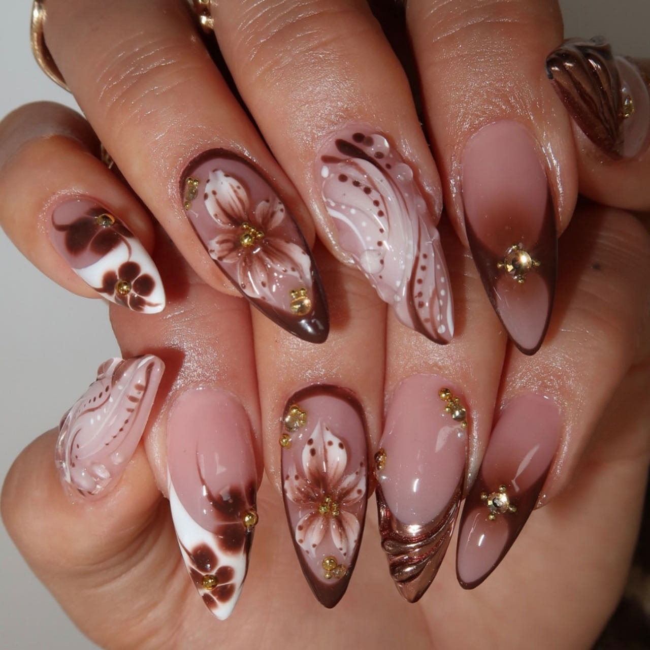 Medium fake nails for women gr - Nail Art Leopard ulasan dan harga
