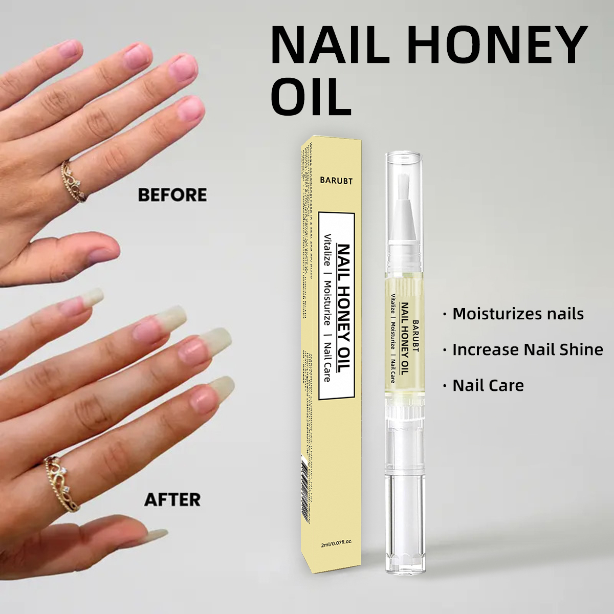 3PCS BARUBT nail nutrition arm - Cuticle Oil Pen ulasan dan harga