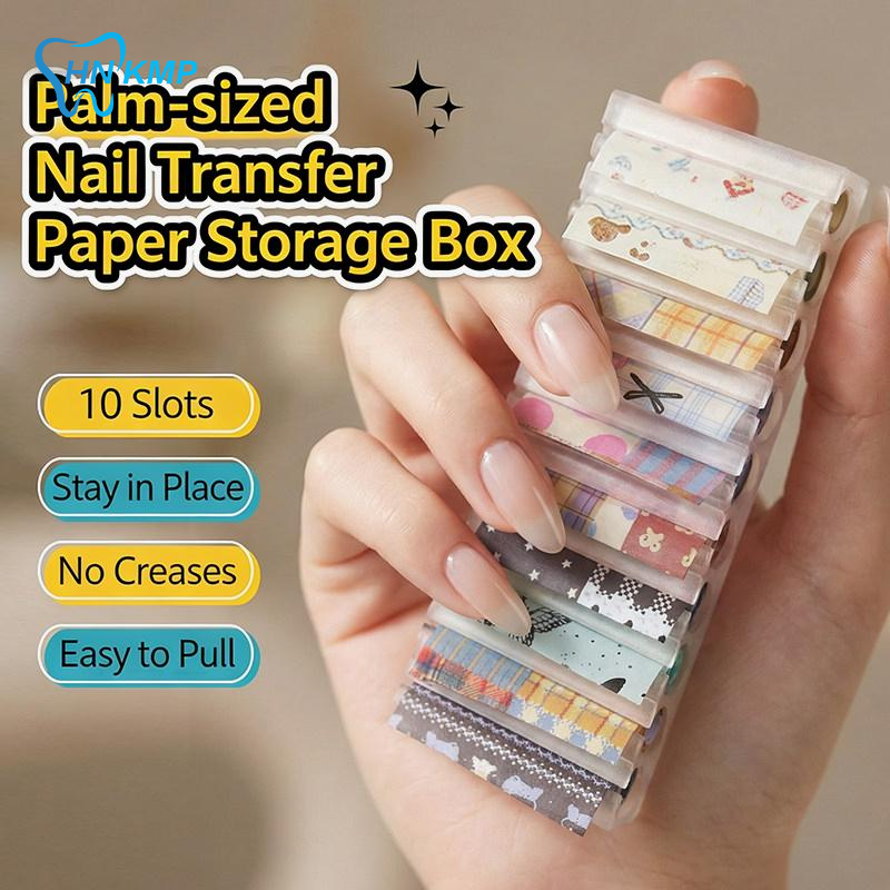 10 Grid 3D Printed Nail Art Or - Nail Foil Transfer ulasan dan harga