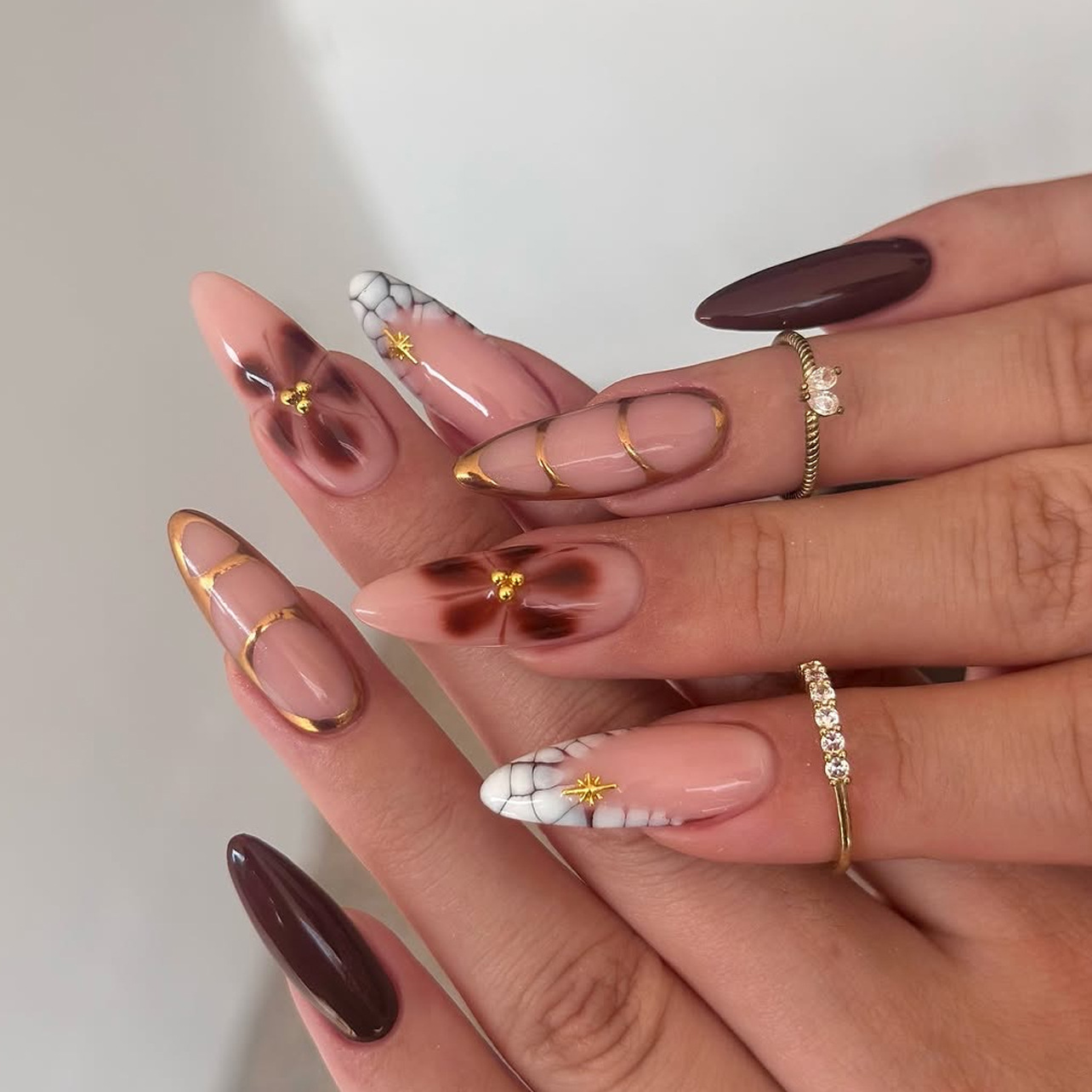 24Pcs Almond Press on Fake Nai - Nail Art Leopard ulasan dan harga
