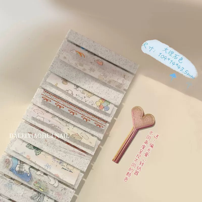 1 Box Nail Foils Gradient Tran - Nail Foil Transfer ulasan dan harga