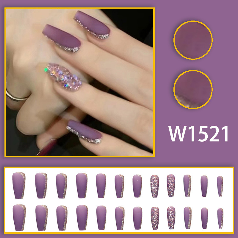 Frosted Grape Purple Elegant G - Nail Art Elegant ulasan dan harga