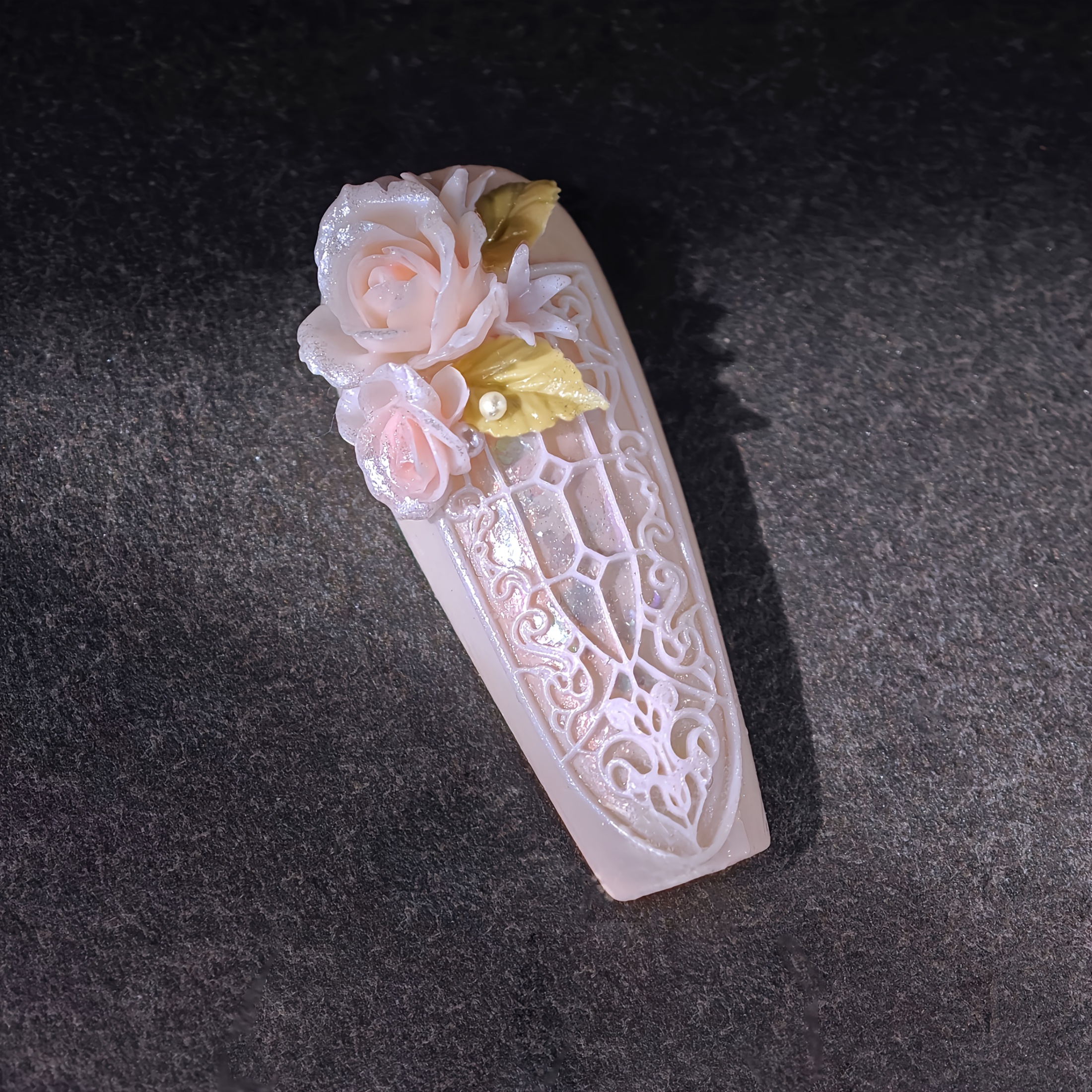 Elegant Rose Flower Nail Art S - Nail Art Elegant ulasan dan harga
