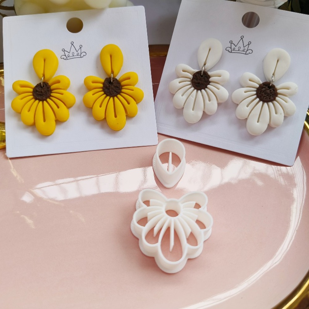 2Pcs Elegant Flower-Shaped Pol - Nail Art Elegant ulasan dan harga