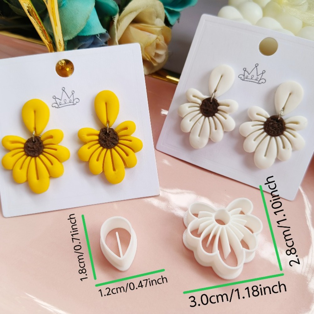 2Pcs Elegant Flower-Shaped Pol - Nail Art Elegant ulasan dan harga