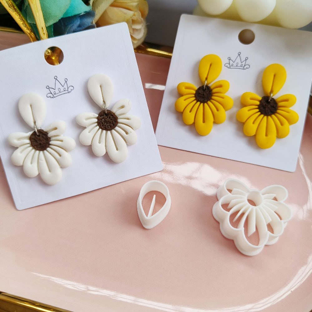 2Pcs Elegant Flower-Shaped Pol - Nail Art Elegant ulasan dan harga